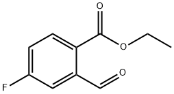 Ethyl4-fluoro-2-formylbenzoate 구조식 이미지