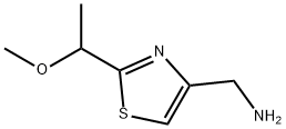 [2-(1-methoxyethyl)thiazol-4-yl]methanamine 구조식 이미지