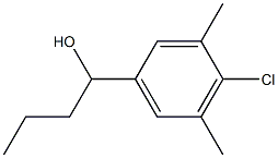 1-(4-CHLORO-3,5-DIMETHYLPHENYL)BUTAN-1-OL Structure