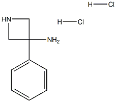 3-PHENYLAZETIDIN-3-AMINE 2HCL 구조식 이미지