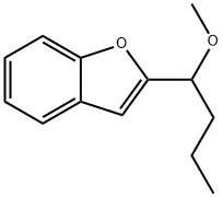 2-(1-methoxybutyl)-1-benzofuran 구조식 이미지