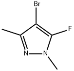 4-bromo-5-fluoro-1,3-dimethylpyrazole 구조식 이미지