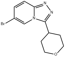 6-Bromo-3-(oxan-4-yl)-[1,2,4]triazolo[4,3-a]pyridine Structure