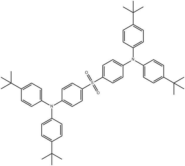 1396165-17-5 bis{4-[bis(4-tert-butylphenyl)amine]phenyl} sulfone