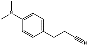 3-[4-(dimethylamino)phenyl]propanenitrile 구조식 이미지