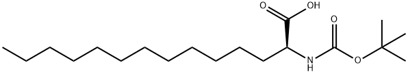(S)-2-(Boc-amino)tetradecanoic acid 구조식 이미지
