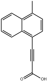 (4-Methyl-naphthalen-1-yl)-propynoic acid Structure
