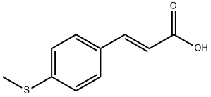 3-[4-(methylsulfanyl)phenyl]acrylic acid 구조식 이미지