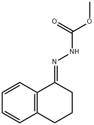 methyl 2-(3,4-dihydro-1(2H)-naphthalenylidene)hydrazinecarboxylate Structure