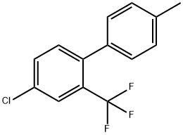 4-Chloro-4-methyl-2-(trifluoromethyl)-1,1-biphenyl Structure