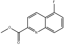 5-Fluoro-quinoline-2-carboxylic acid methyl ester Structure