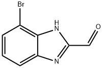 4-Bromo-1H-benzoimidazole-2-carbaldehyde Structure