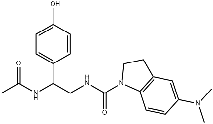 1421594-71-9 N-(2-acetamido-2-(4-hydroxyphenyl)ethyl)-5-
(dimethylamino)indoline-1-carboxamide