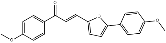 (E)-1-(4-methoxyphenyl)-3-(5-(4-methoxyphenyl)furan-2-yl)prop-2-en-1-one Structure