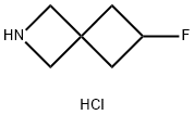 6-FLUORO-2-AZASPIRO[3.3]HEPTANE HCL 구조식 이미지