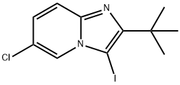 2-tert-butyl-6-chloro-3-iodoimidazo[1,2-a]pyridine Structure