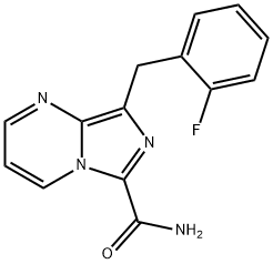 8-(2-fluorobenzyl)imidazo[1,5-a]pyrimidine-6-carboxamide Structure