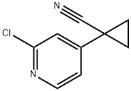 1-(2-CHLOROPYRIDIN-4-YL)CYCLOPROPANECARBONITRILE Structure