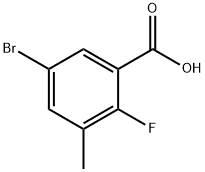 5-bromo-2-fluoro-3-methylbenzoic acid 구조식 이미지