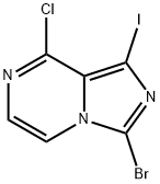 3-BROMO-8-CHLORO-1-IODOIMIDAZO[1,5-A]PYRAZINE Structure