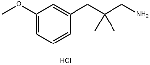 3-(3-Methoxyphenyl)-2,2-dimethylpropan-1-amine hydrochloride 구조식 이미지