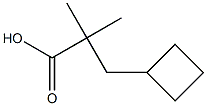 3-Cyclobutyl-2,2-dimethylpropanoic acid Structure
