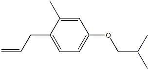 2-methyl-4-(2-methylpropoxy)-1-prop-2-enylbenzene Structure