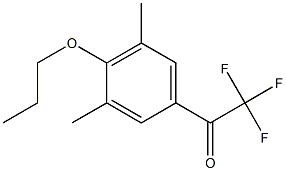 1-(3,5-dimethyl-4-propoxyphenyl)-2,2,2-trifluoroethanone Structure