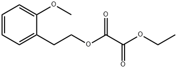 ETHYL 2-METHOXYPHENETHYL OXALATE Structure