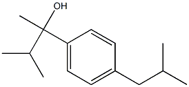 3-methyl-2-[4-(2-methylpropyl)phenyl]butan-2-ol Structure