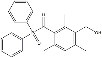 Benzenemethanol, 3-[(diphenylphosphinyl)carbonyl]-2,4,6-trimethyl- 구조식 이미지