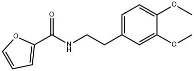 N-[2-(3,4-dimethoxyphenyl)ethyl]furan-2-carboxamide 구조식 이미지