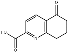 5-oxo-5,6,7,8-tetrahydroquinoline-2-carboxylic acid Structure