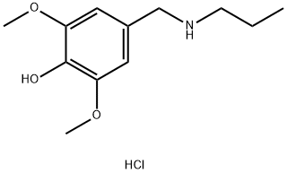 2,6-dimethoxy-4-[(propylamino)methyl]phenol hydrochloride 구조식 이미지