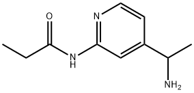 N-(4-(1-aminoethyl)pyridin-2-yl)propionamide Structure