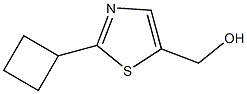 (2-Cyclobutylthiazol-5-yl)methanol Structure