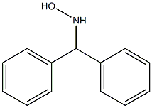 Benzenemethanamine, N-hydroxy-a-phenyl- 구조식 이미지