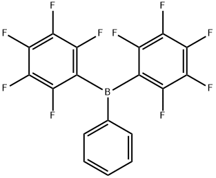 Bis-pentafluorophenyl-phenyl-borane Structure