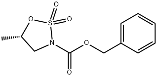 (S)-benzyl 5-methyl-1,2,3-oxathiazolidine-3-carboxylate 2,2-dioxide Structure