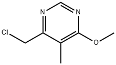 4-(CHLOROMETHYL)-6-METHOXY-5-METHYLPYRIMIDINE Structure