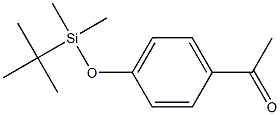 Ethanone, 1-[4-[[(1,1-dimethylethyl)dimethylsilyl]oxy]phenyl]- 구조식 이미지