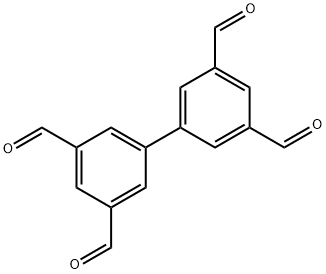 biphenyl-3,3',5,5'-tetracarbaldehyde Structure