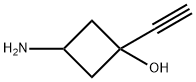 3-AMINO-1-ETHYNYLCYCLOBUTAN-1-OL HCL Structure