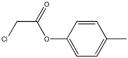 Acetic acid, 2-chloro-,4-methylphenyl ester Structure