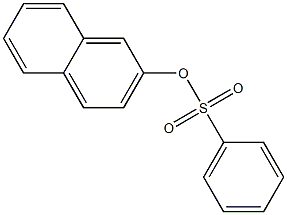 2-Naphthalenol,2-benzenesulfonate Structure