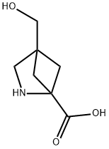 4-Hydroxymethyl-2-aza-bicyclo[2.1.1]hexane-1-carboxylic acid Structure