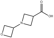 1-(3-Oxetanyl)-3-azetidinecarboxylic acid 구조식 이미지