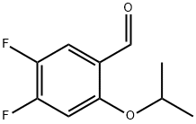 4,5-Difluoro-2-(propan-2-yloxy)benzaldehyde Structure