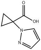 1-(1H-pyrazol-1-yl)cyclopropane-1-carboxylic acid Structure