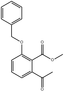 methyl 2-acetyl-6-(benzyloxy)benzoate Structure